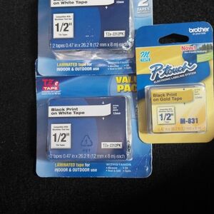 Brother P-Touch Label Tape Set